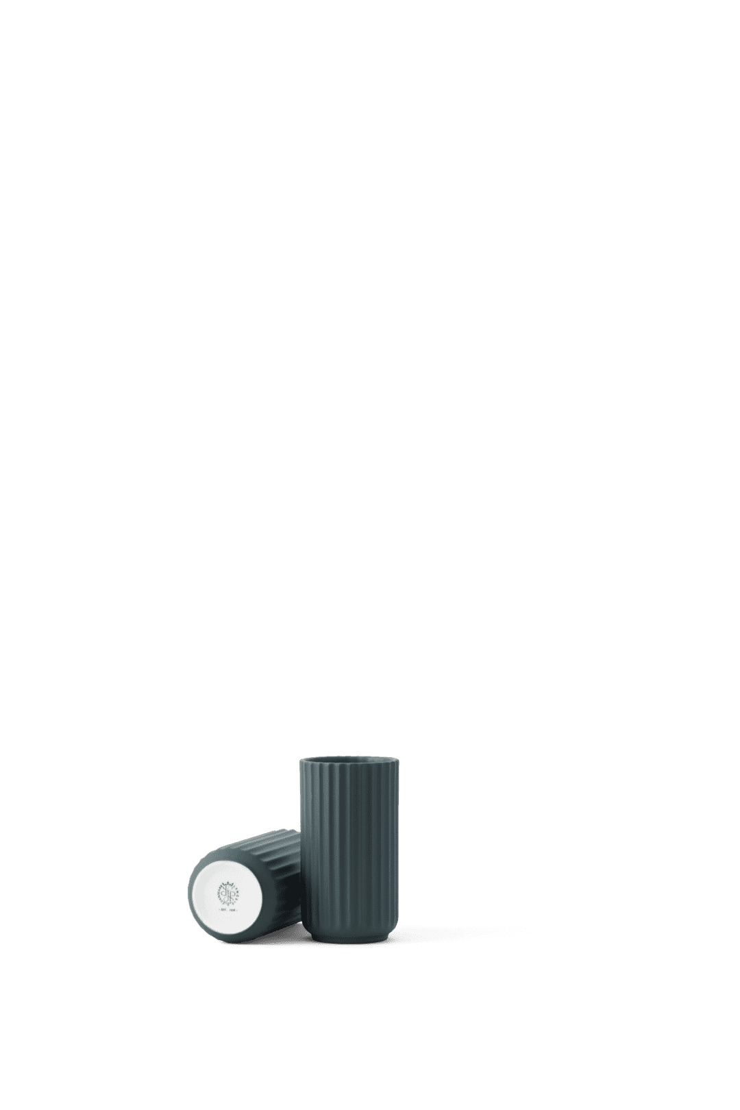 Lyngby Vase H15.5 cm copenhagen green porcelæn