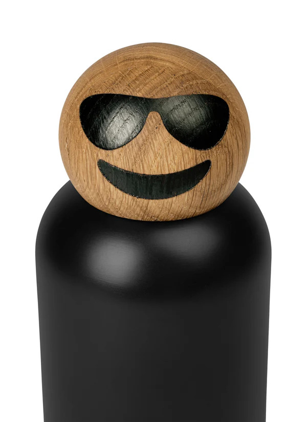 Cool vandflaske med navn, Sort | Spring Copenhagen