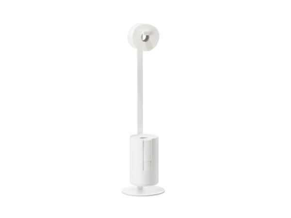 Fritstående toiletrulleholder Rim White