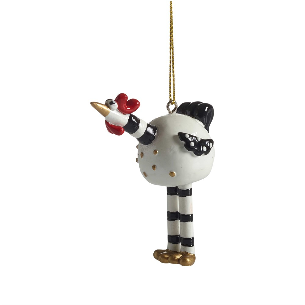NÃÃsgrÃnsgården - Hanging Gyllenkrok Hvid, H.7cm