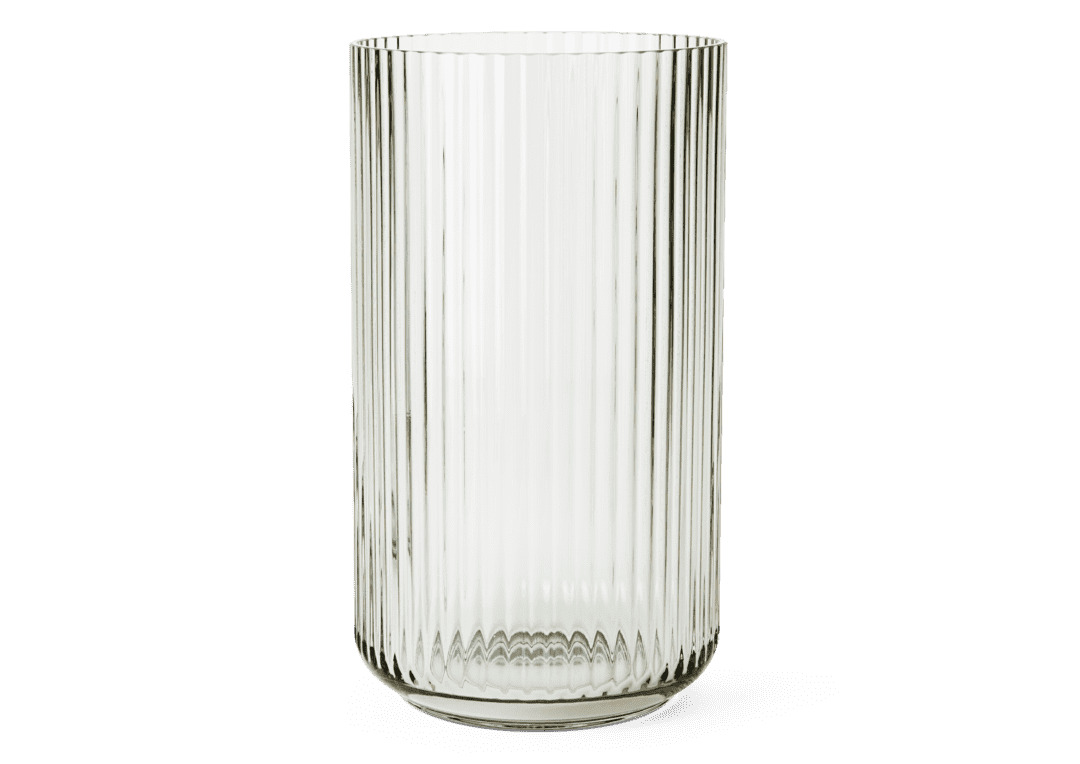 Lyngby Porcelæn - Lyngby Vase H31 cm smoke mundblæst glas