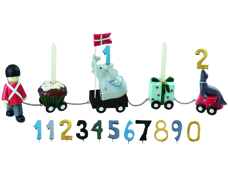 Fødselsdagstog, garder med 11 tal Fødselsdagstog, garder med 11 tal