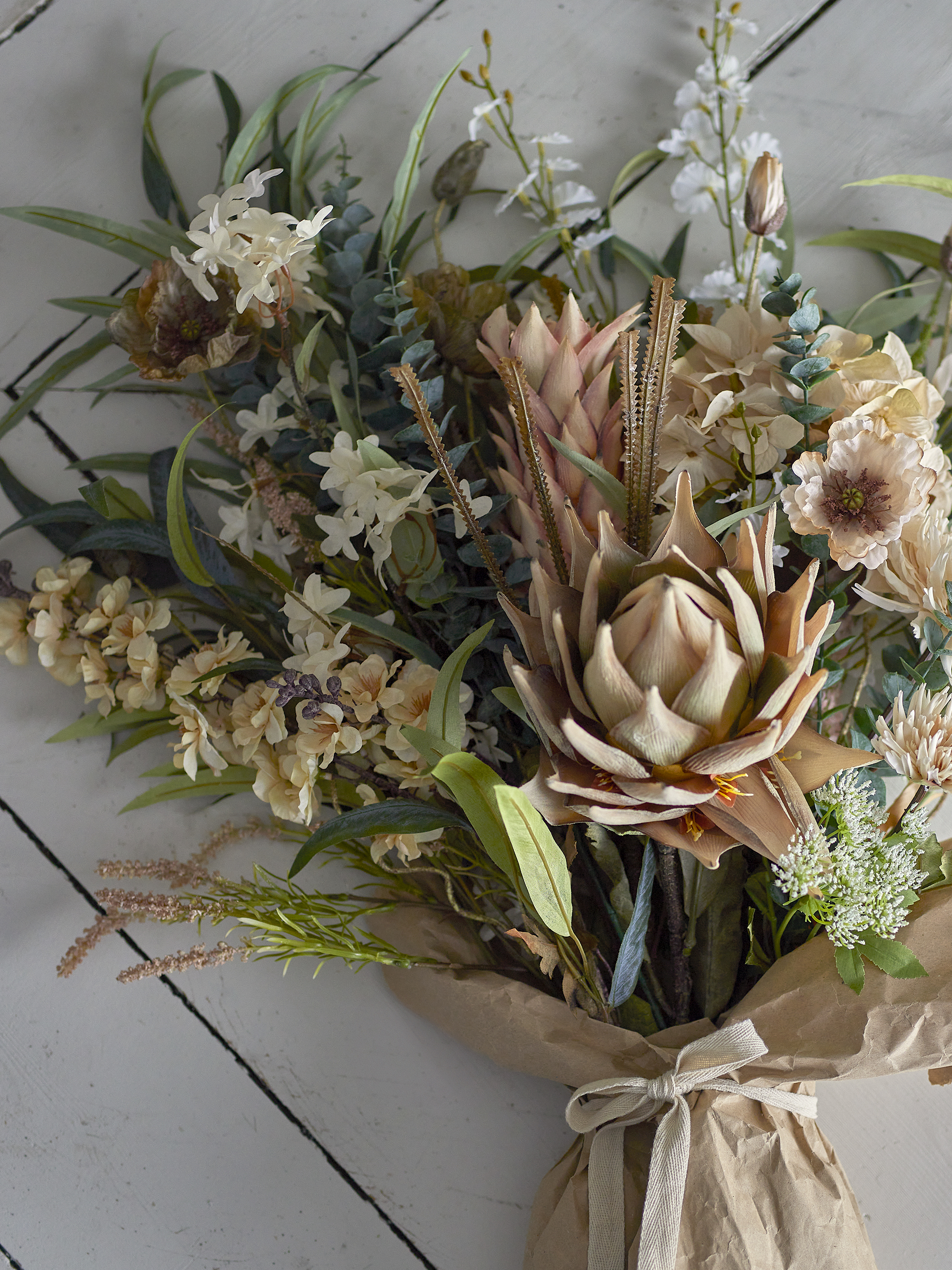 Eucalyptus Stilk, Grøn, Kunstige Blomster, D19xH76 cm