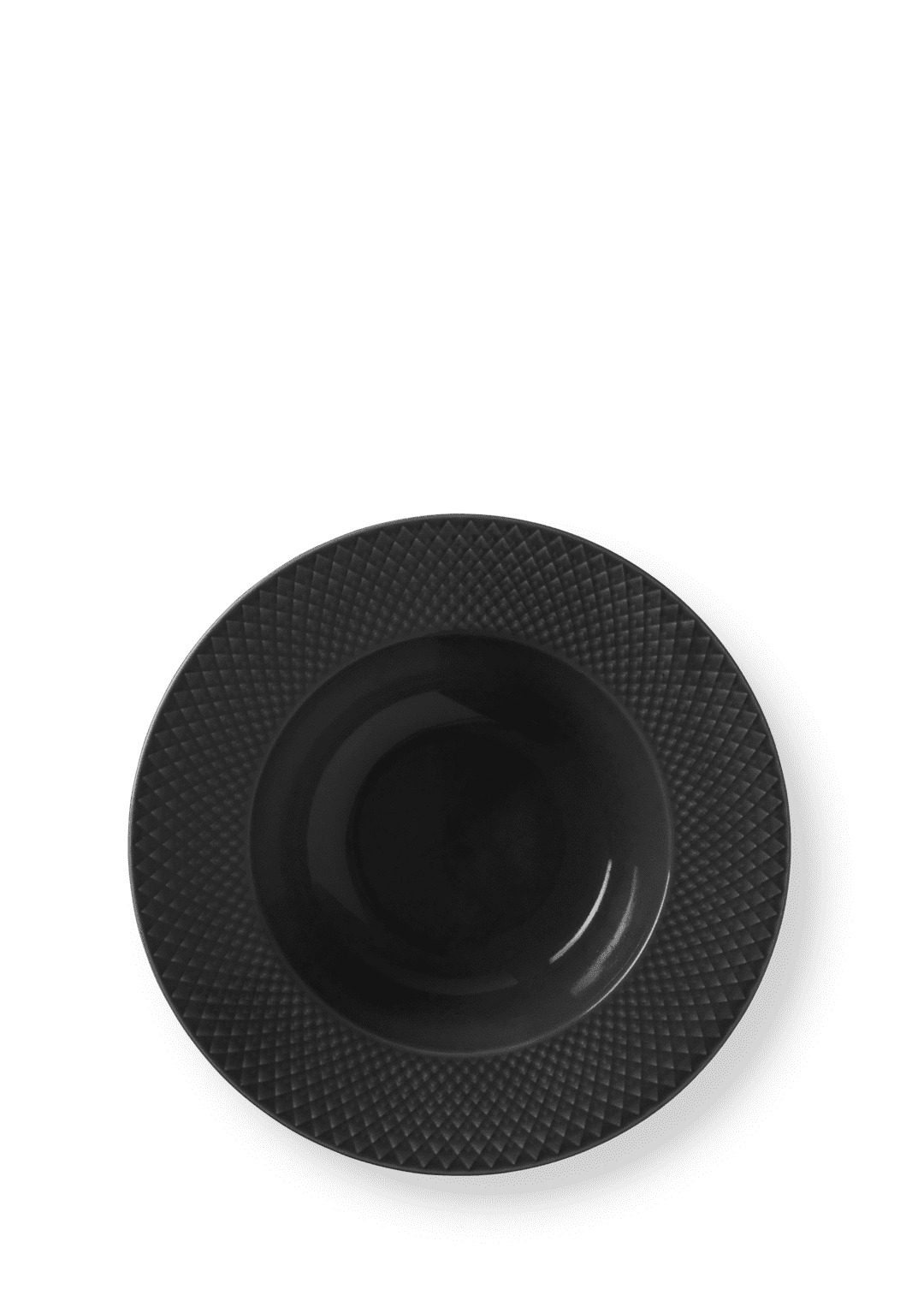 Rhombe Earth Dyb tallerken Ø24.5 cm slate