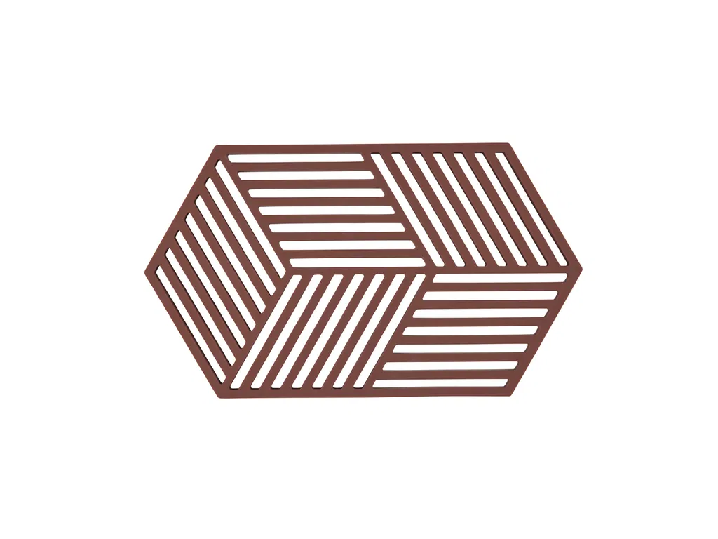 ZONE Denmark - Zone Bordskåner Hexagon Burgundy L24