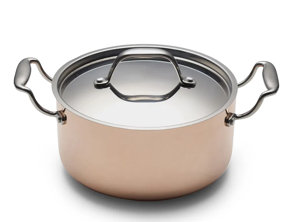 Blomsterberg - s Gryde med låg 3 liter Kobber