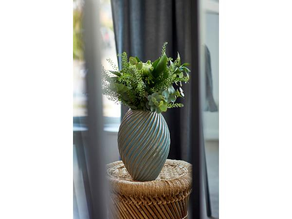 Morsø River Vase 21 cm gråblå