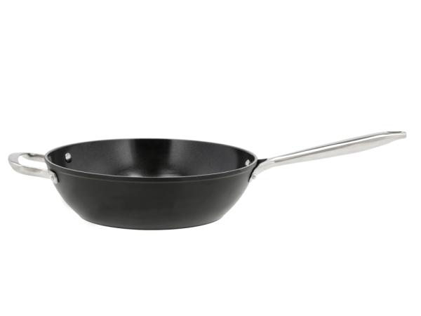 Pillivuyt - Gourmet Travo Wok keramisk non-stick Dia 28 cm Sort