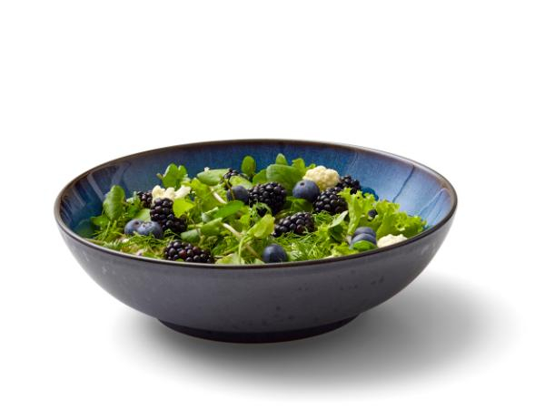 BITZ Salatskål Dia. 24 x 6 cm Sort/mørkblå