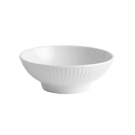 Pillivuyt - Plissé Skål på fod Dia 12 x 4,5 cm Hvid billede