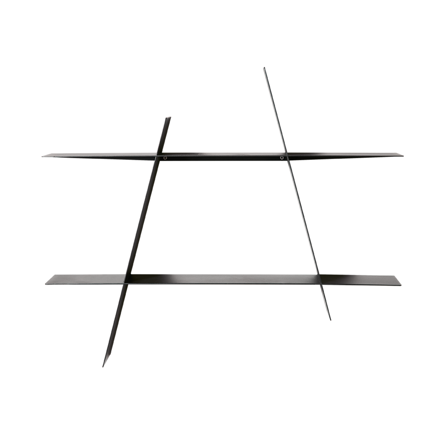 Andersen Furniture - A-Shelf - Large - Sort, L78xD12xH67 cm - Sort Stål