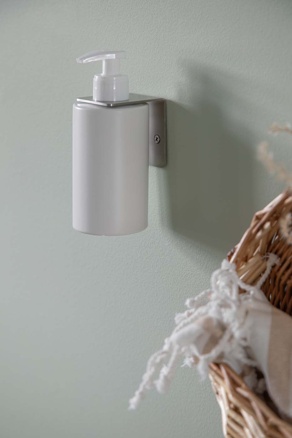 MOUD Home BOTTLE Sæbeholder til flasker - børstet stål