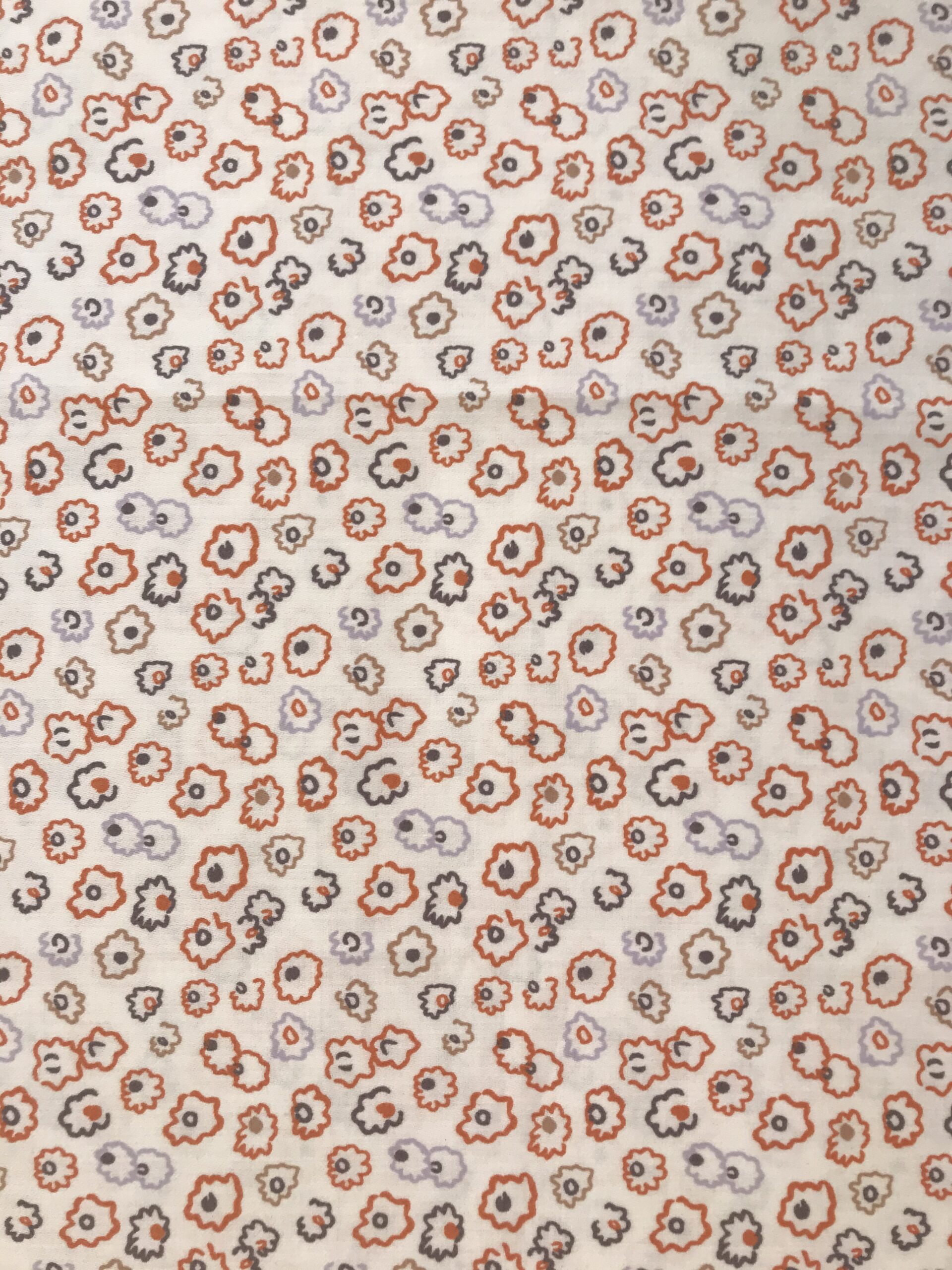 Engholm Textiles - Akryldug med antislip Flower Pound - i metermål