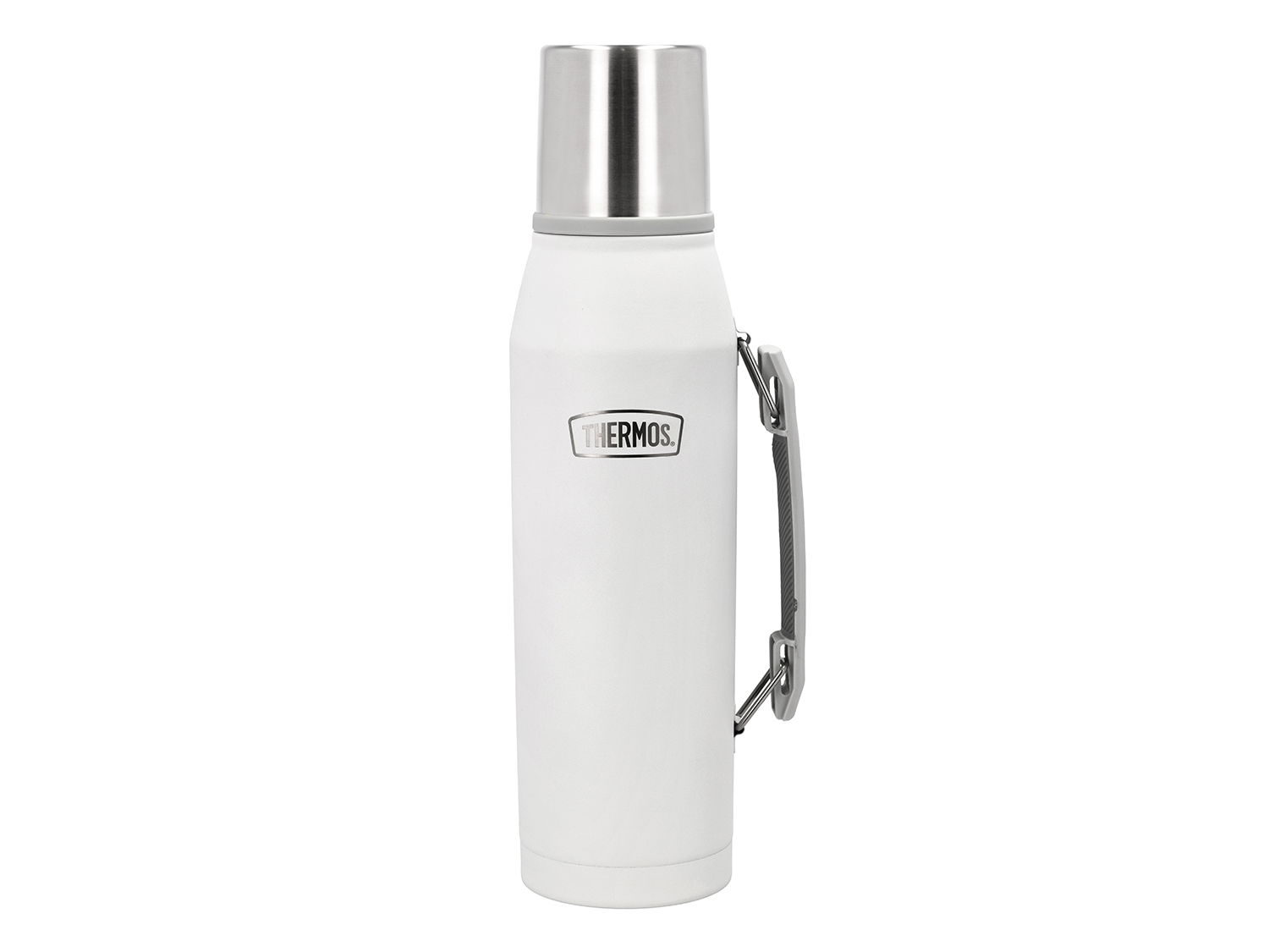 Thermos - Termoflaske 1,3 liter Mat hvid