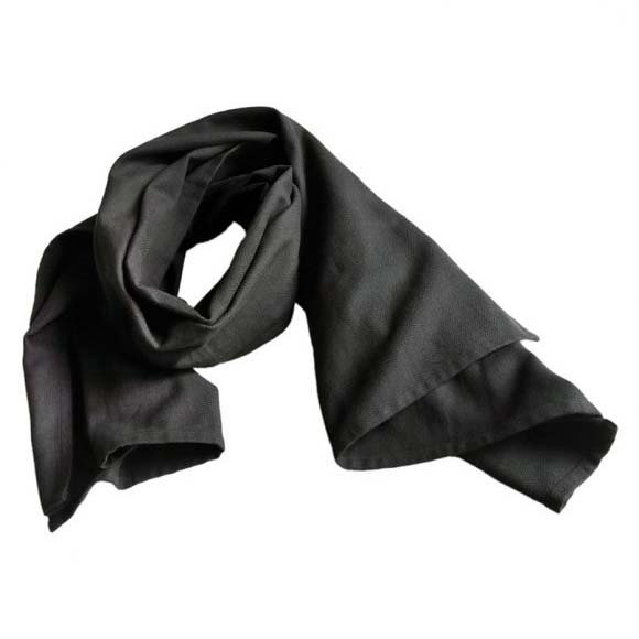 TOWEL SCARF - Black* TOWEL SCARF - Black*