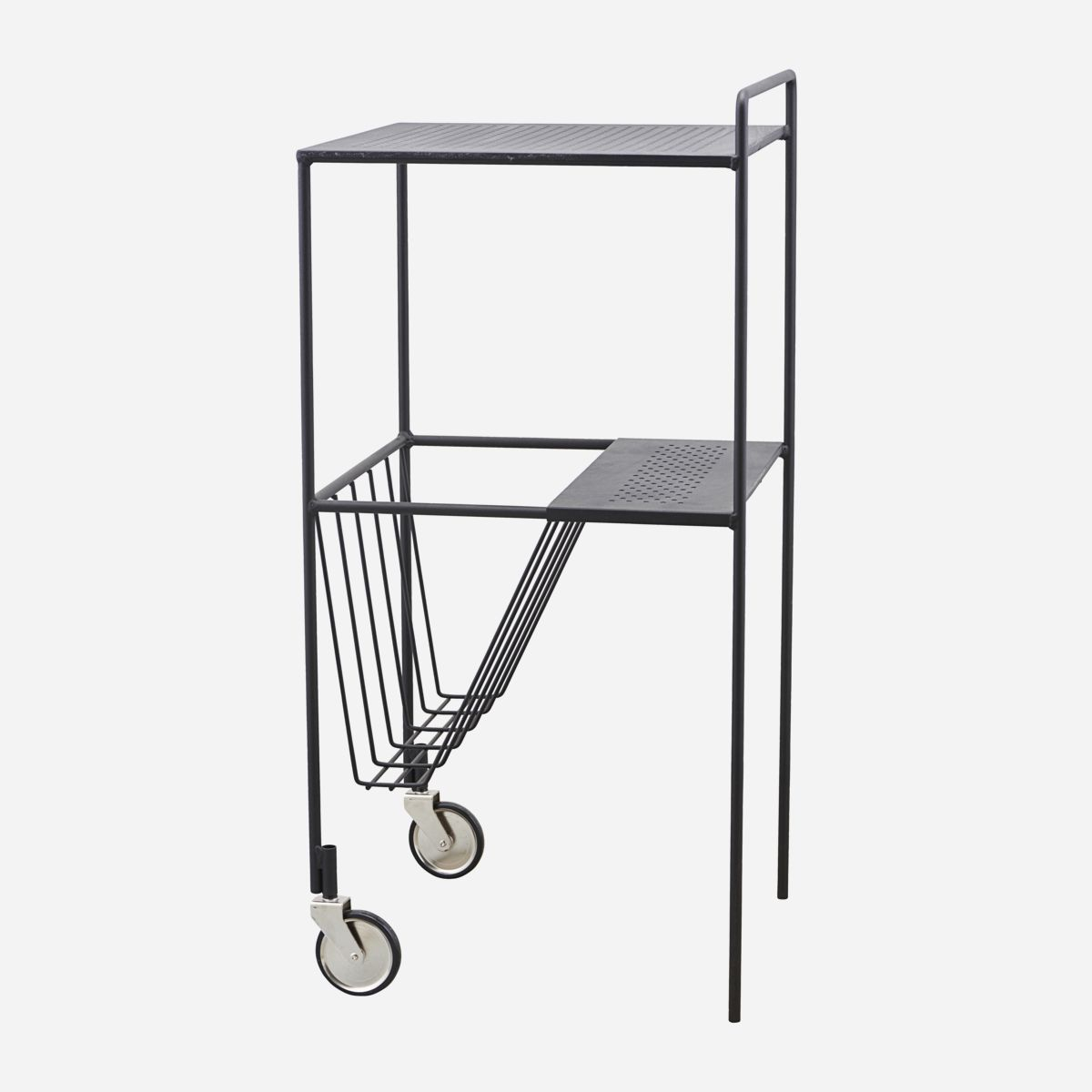 House Doctor - Trolley Use, H 75 cm, sort billede