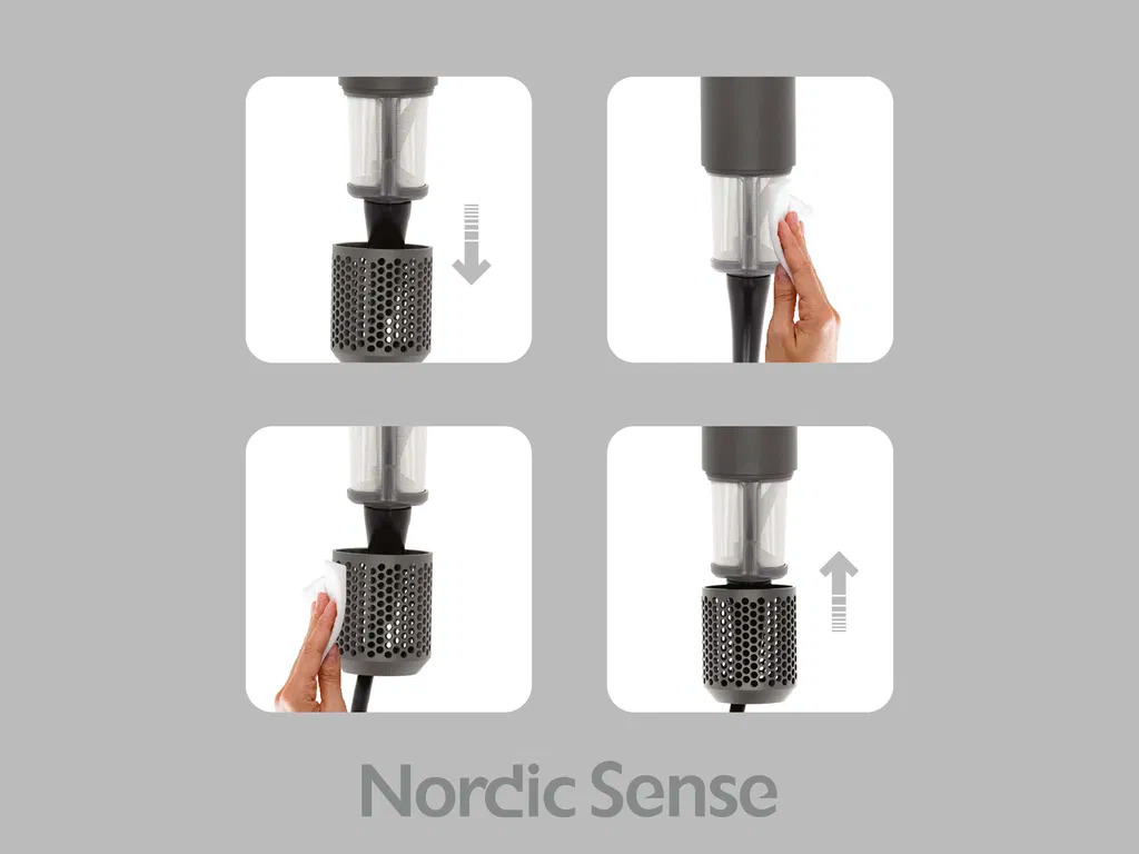Nordic Sense AI-hårtørrer 1600 watt Grå