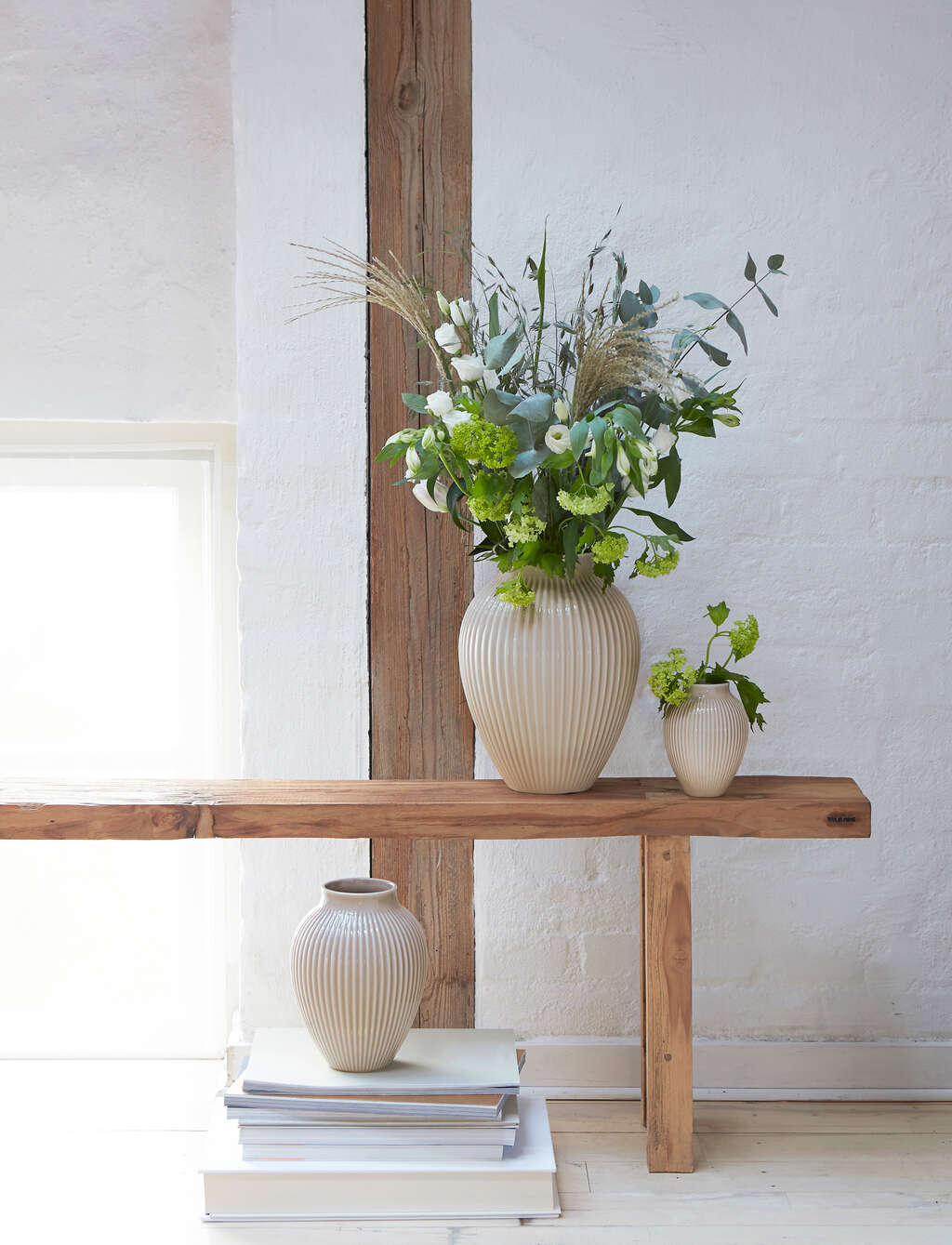 Knabstrup vase H 27 cm Sand* Knabstrup vase H 27 cm Sand*