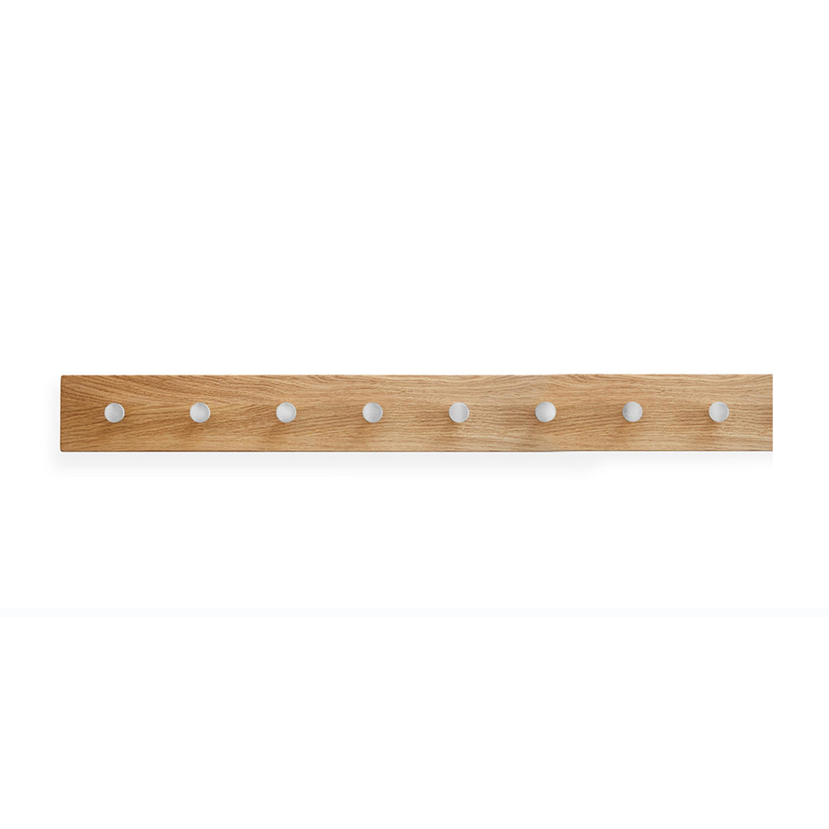MOUD Home OAK Knagerække Egetræ Med Stål Knager - 100 cm