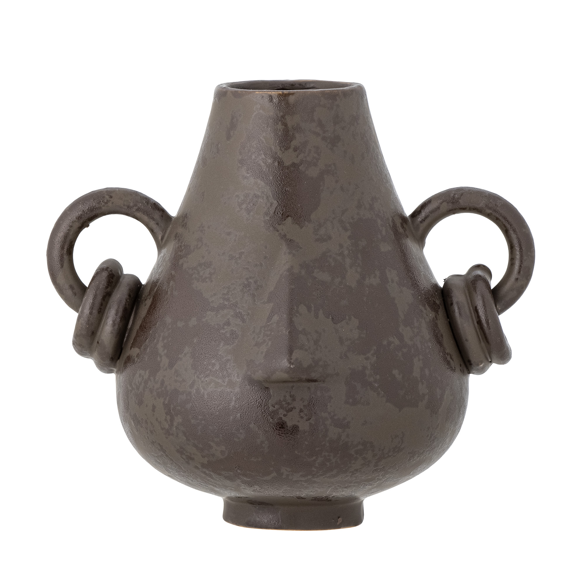 Bloomingville - Tarun Deko Vase, Brun, Stentøj billede