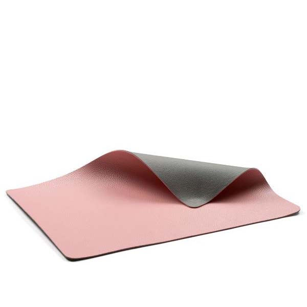 Christian Bitz - BITZ Dækkeserviet 46 x 33 cm 4 stk. Grå/Light pink