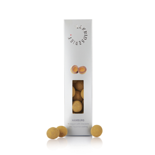 Lakridseriet - Hamburg – Syrlig vingummi m/ chokolade & lakrids – 170g