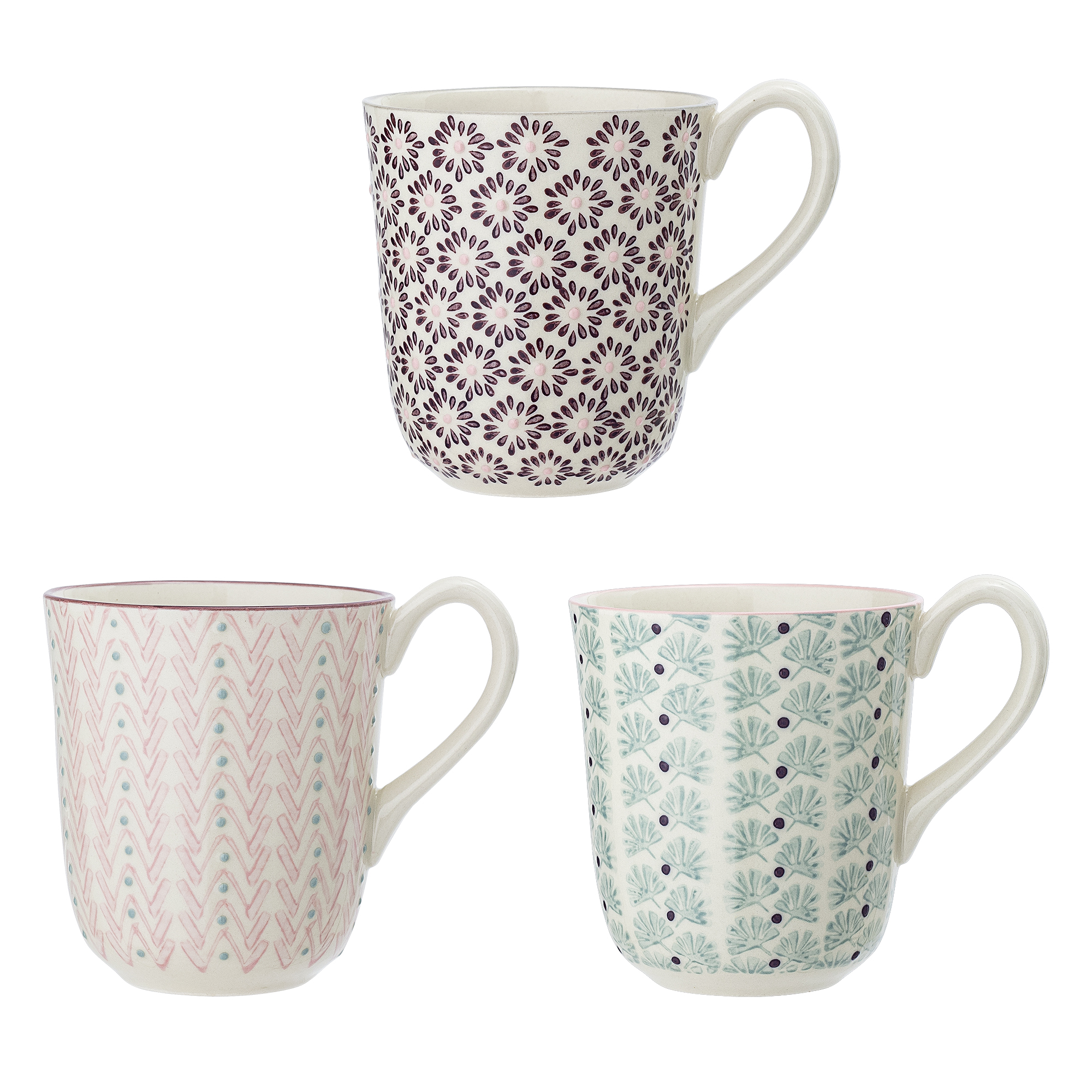 Bloomingville - Maya Krus, Multifarvet, Stentøj, D9xH10 cm