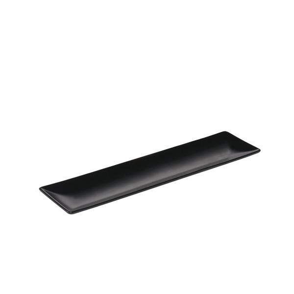 Aida - Quadro - rektangulær tallerken Sort 1 stk 30x8 cm