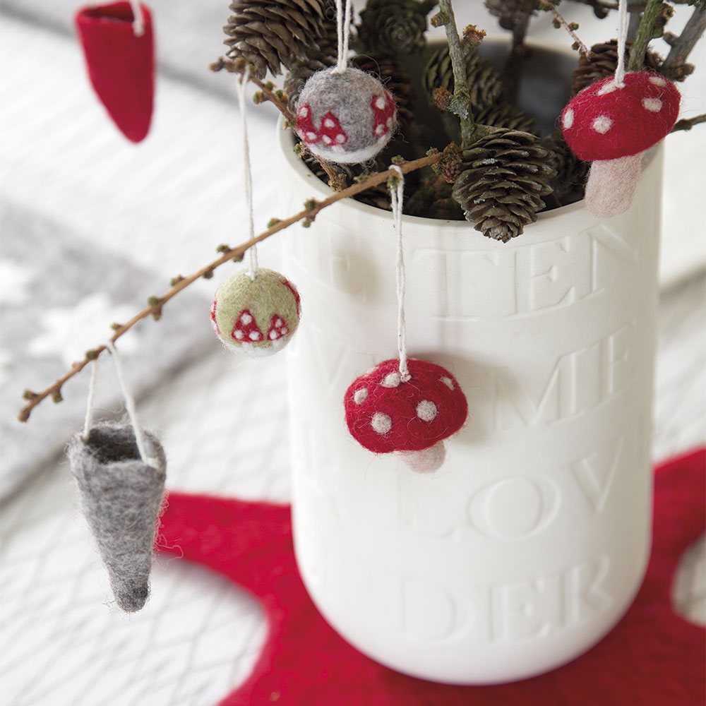 Små X-mas kræmmerhuse, sæt med 6 stk. Små X-mas kræmmerhuse, sæt med 6 stk.