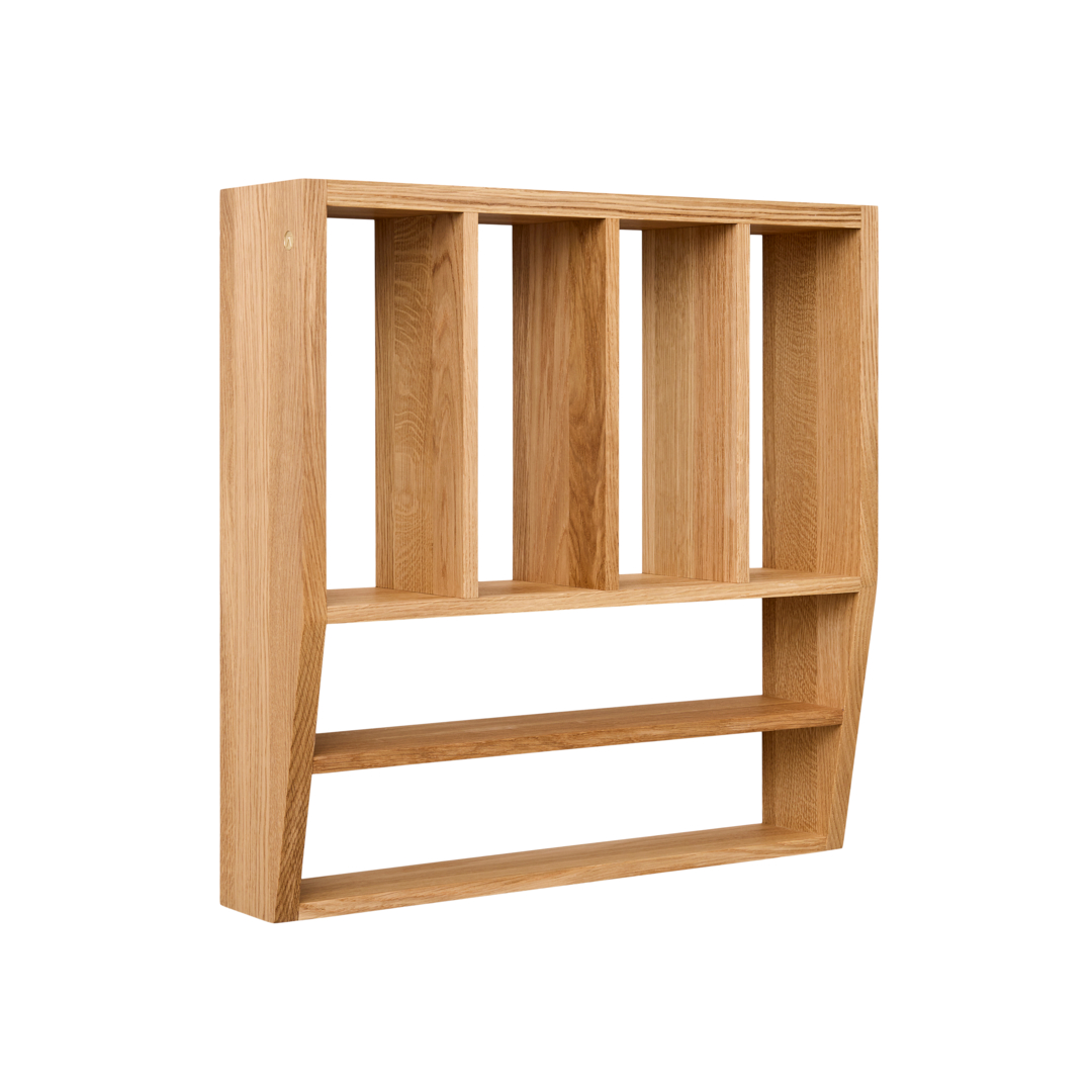 Andersen Furniture - Reed Hylde - Natur, L50xD12xH50cm - 100% Massiv Eg - Natur Olie