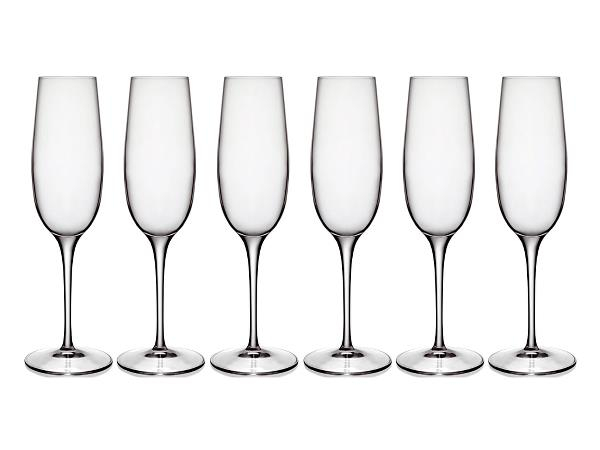 Luigi Bormioli Palace Champagneglas 23,8 cm 23,5 cl 6 stk. Klar