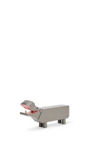 Kay Bojesen Træfigur - Flodhest - Liliput - 6 cm - Grå