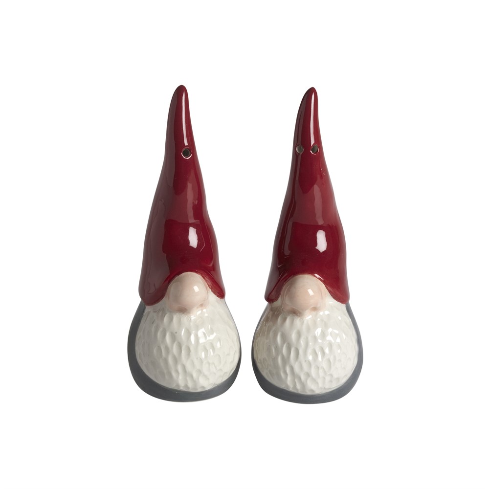 Nääsgränsgården - Salt and pepper set, Santa High Hat H.11,5cm