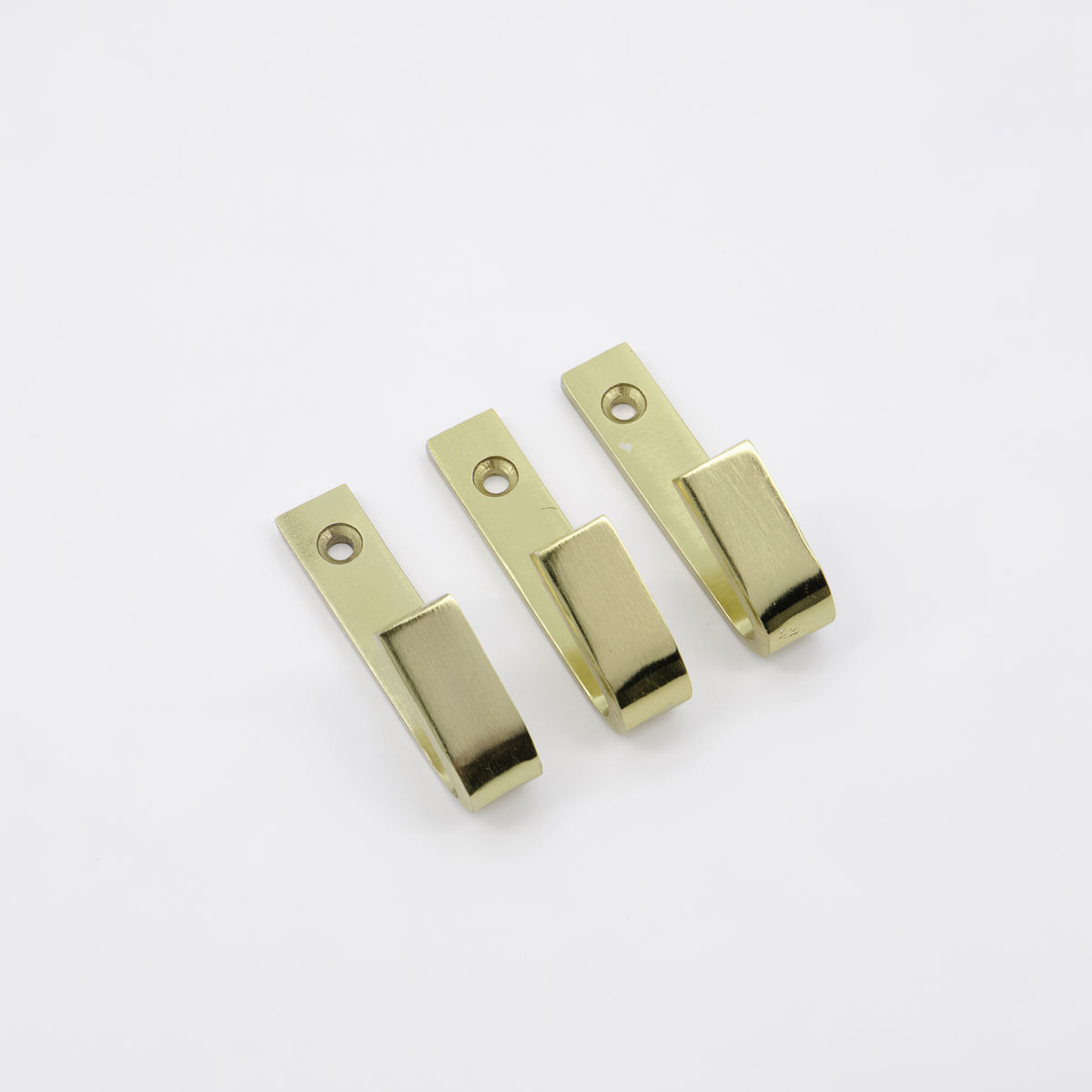 Knage, Bath, 7 cm, guld, 3 stk
