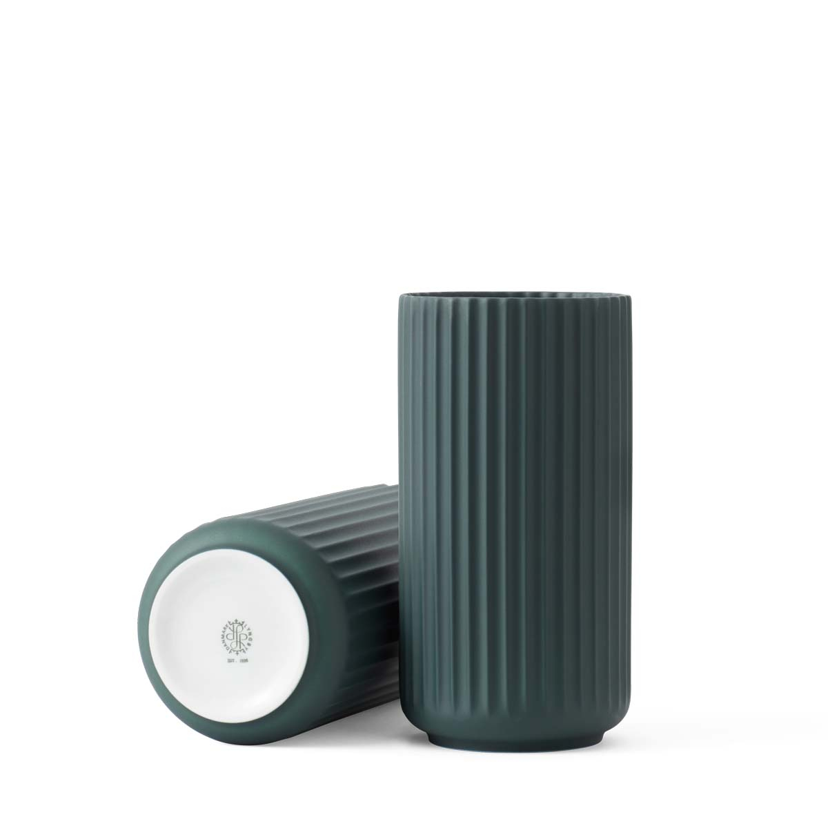 Lyngby Porcelæn - Lyngbyvase H25 copenhagen green porcelæn