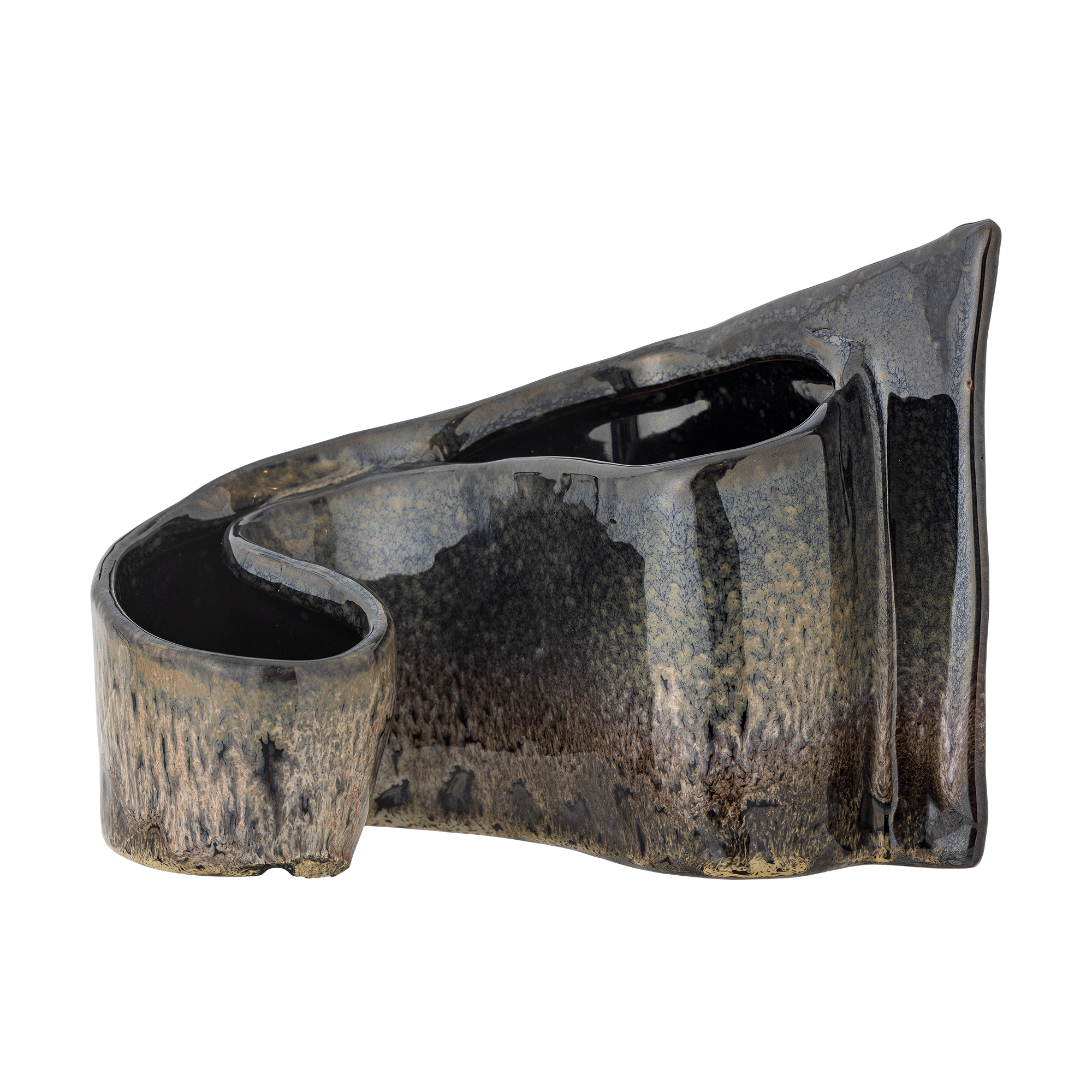 Bloomingville - Phil Deko, Brun, Stentøj, L22xH15xW12 cm