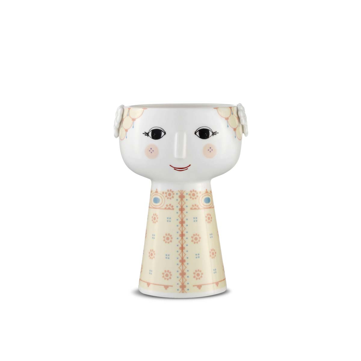Eva Vase soft yellow H15 Eva Vase soft yellow H15