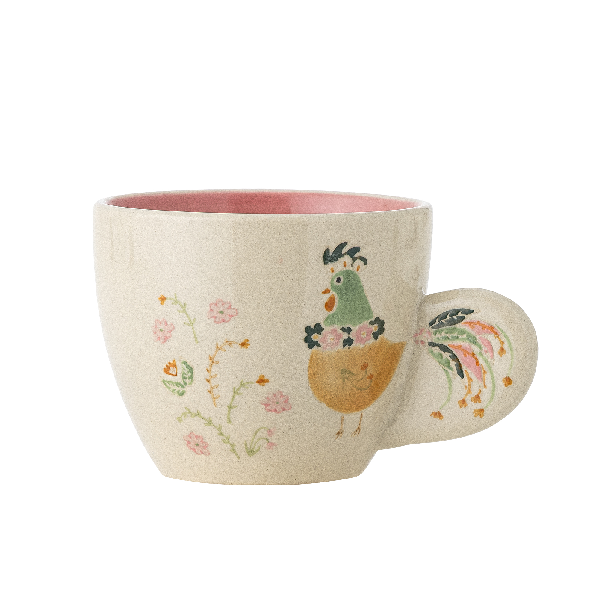 Bloomingville - Joshua Kop, Multifarvet, Stentøj, D9,5xH7,5 cm