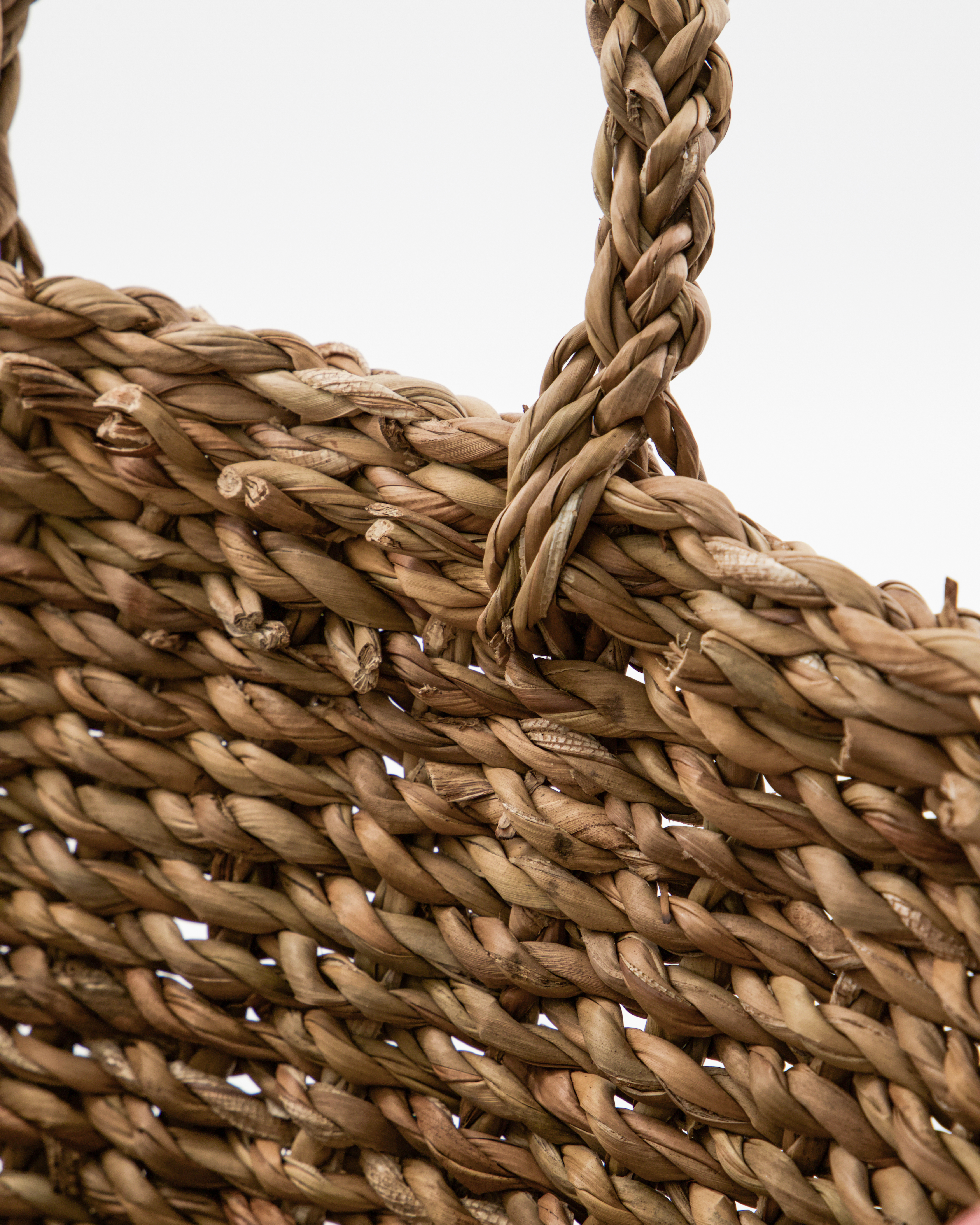 Kurv, Oval, Natur, Sæt af 2 stk