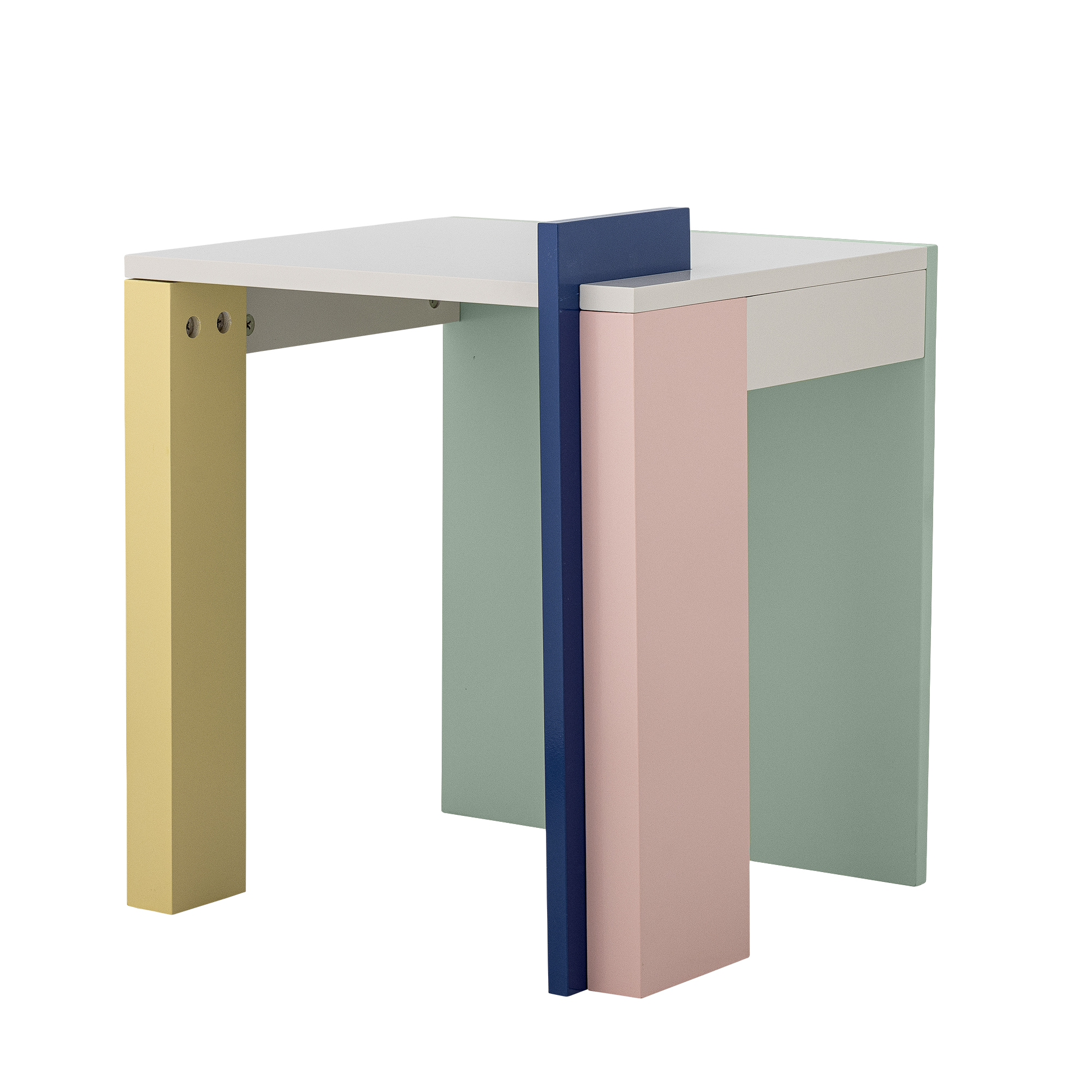 Bloomingville - Banjo Sidebord, Multifarvet, FSC®100%, MDF, L40xH48xW40 cm billede