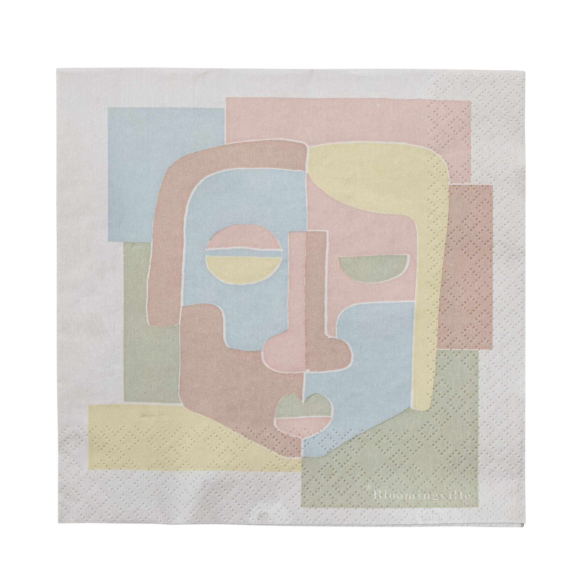 Bloomingville - Peto Serviet, Rosa, FSC® Mix, Papir, L33xW33 cm, Pack of 20 billede