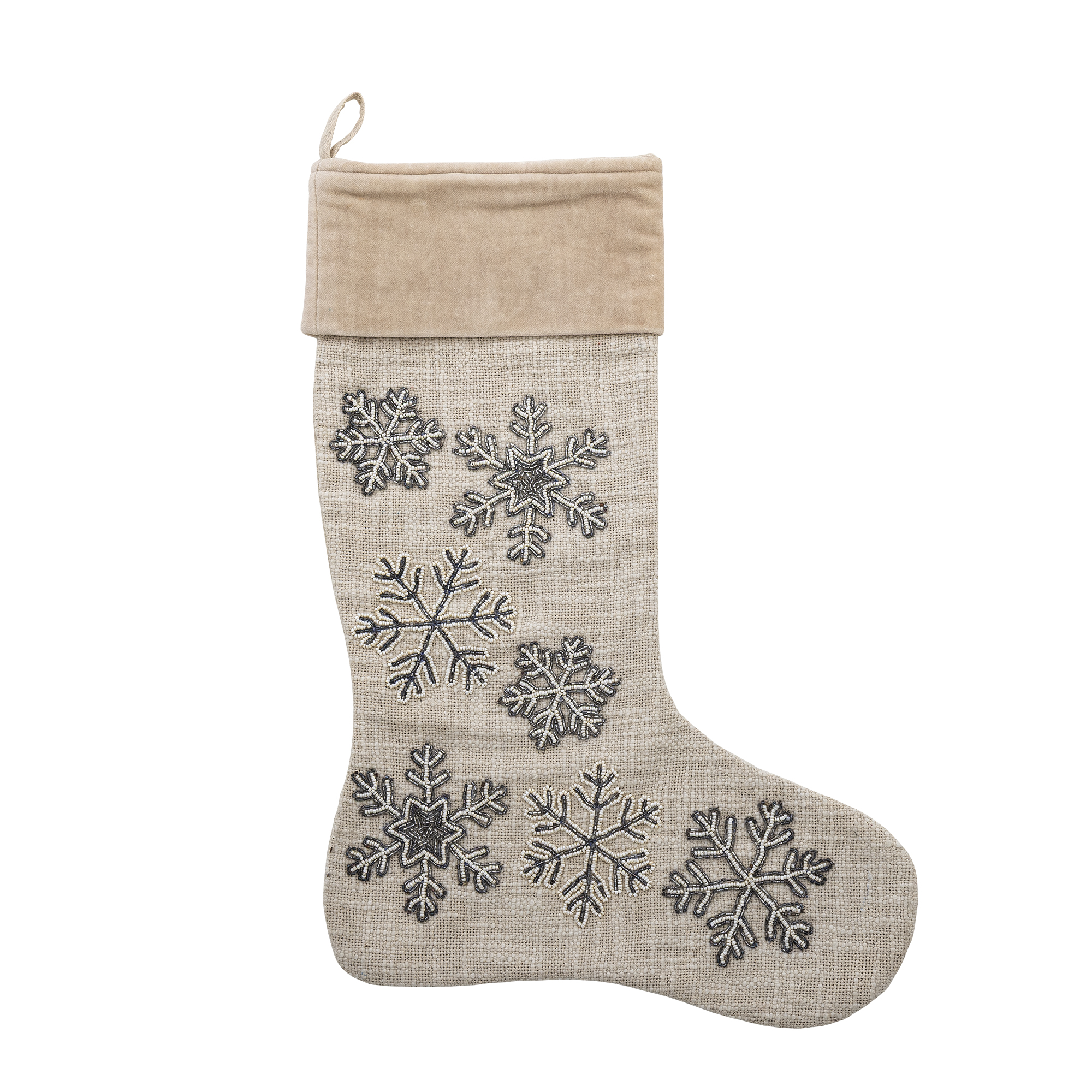 Bloomingville - Ahsan Deko, Hvid, Bomuld, L44xW18 cm