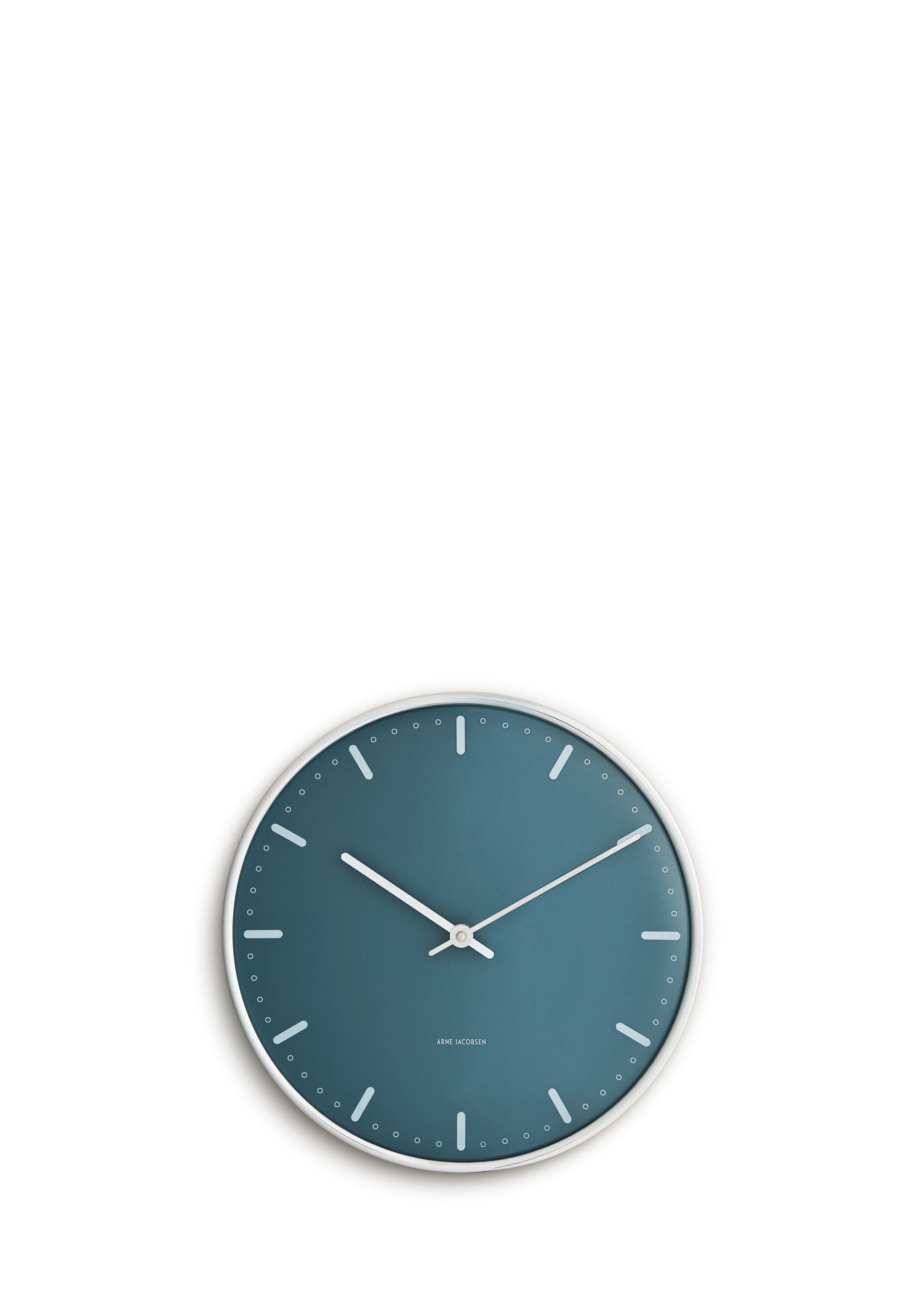 Arne Jacobsen - City Hall Vægur Ø21 cm blå