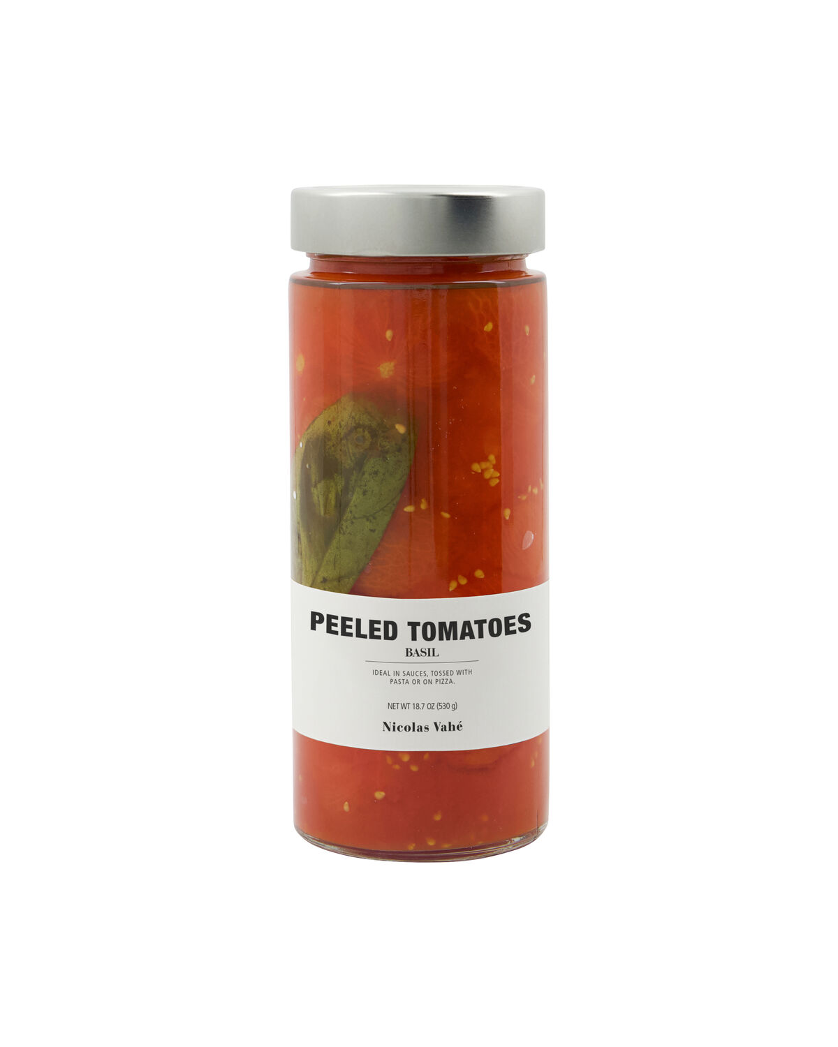 Nicolas Vahé - Peeled tomatoes, Basil, 530 g