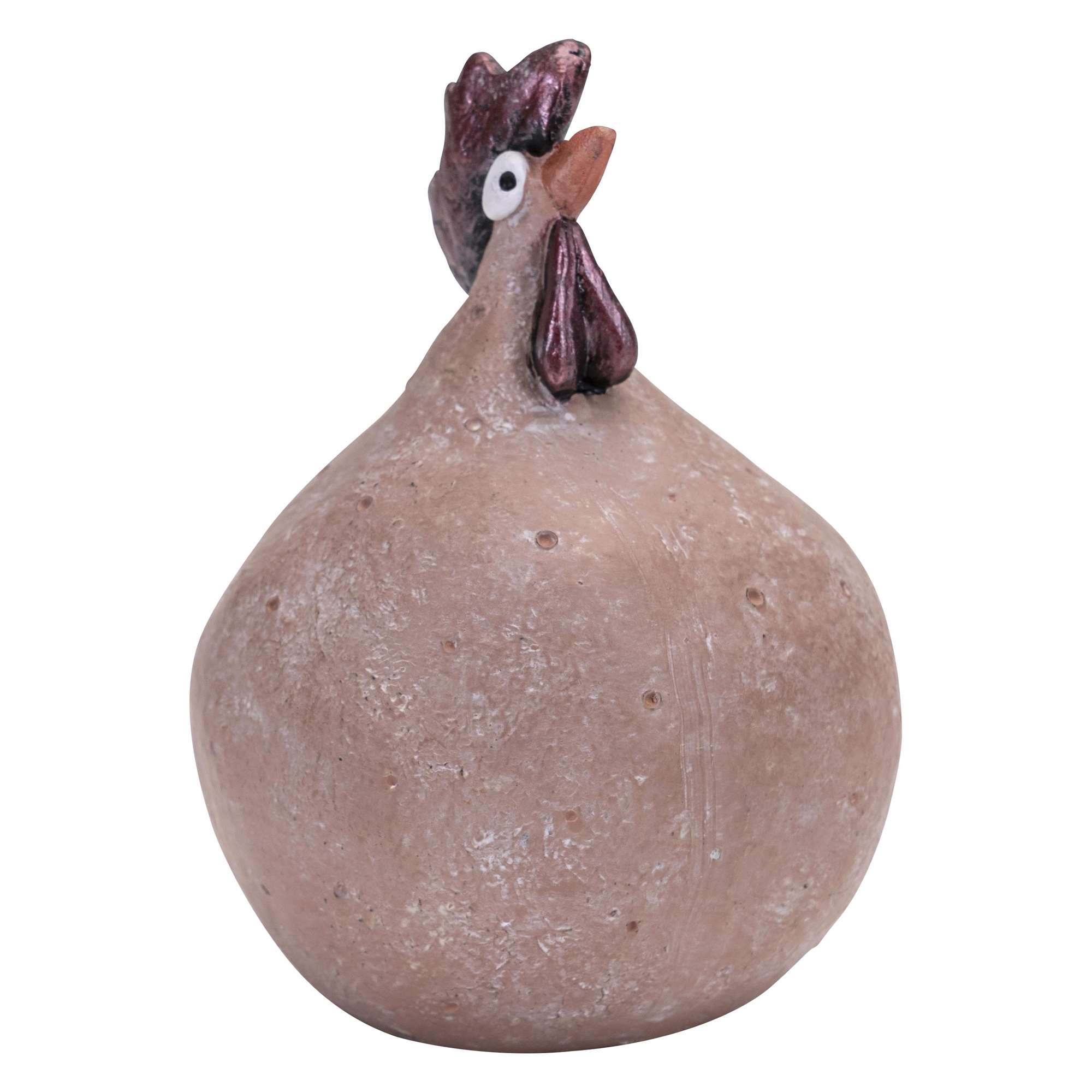 Høne terracotta H.9,6cm