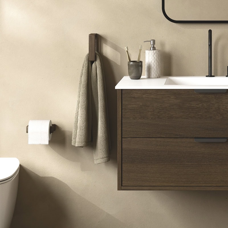 Towel Grip - 13,5x9 cm, Dark Stain Matt Lacquer Ask