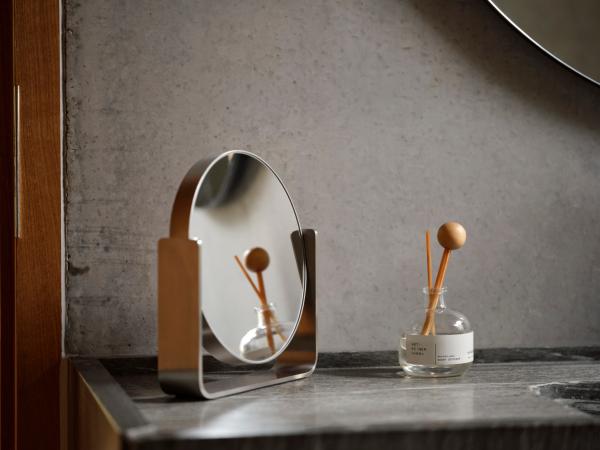 Zone Denmark Ume Bordspejl 19 x 4 x 19,5 cm Børstet stål