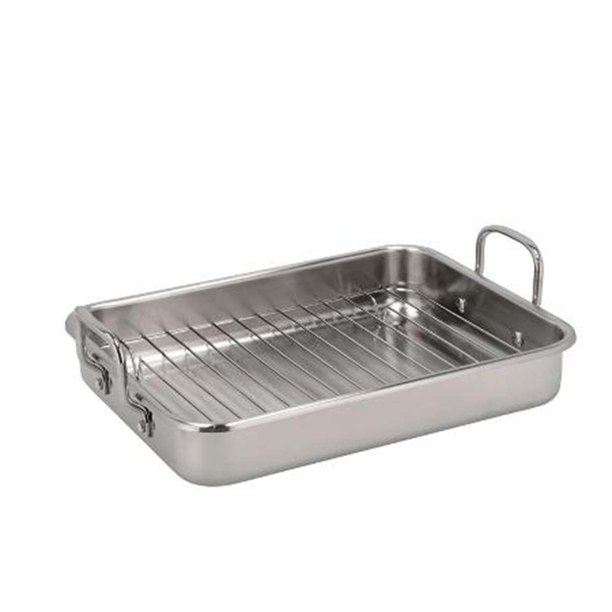 Funktion Endurance Bradepande m/rist 35 x 26 x 6 cm Stål Funktion Endurance Bradepande m/rist 35 x 26 x 6 cm Stål