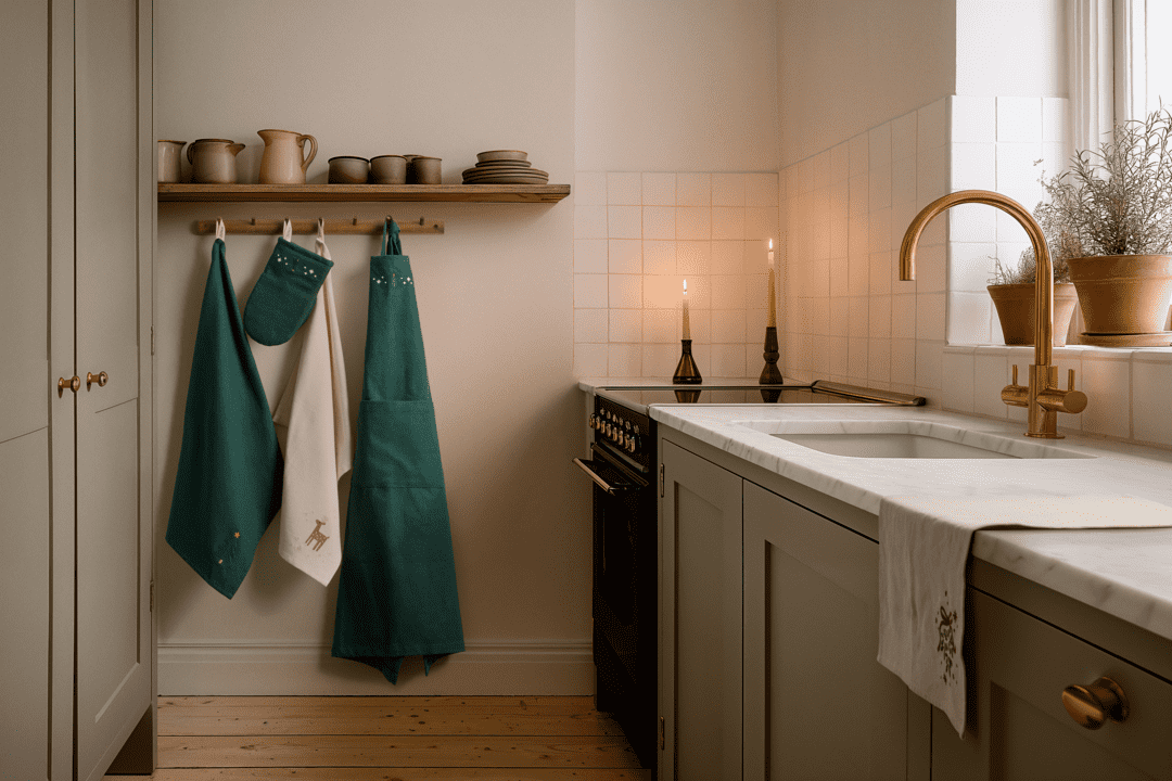 Christmas Fable Ovnhandske grøn