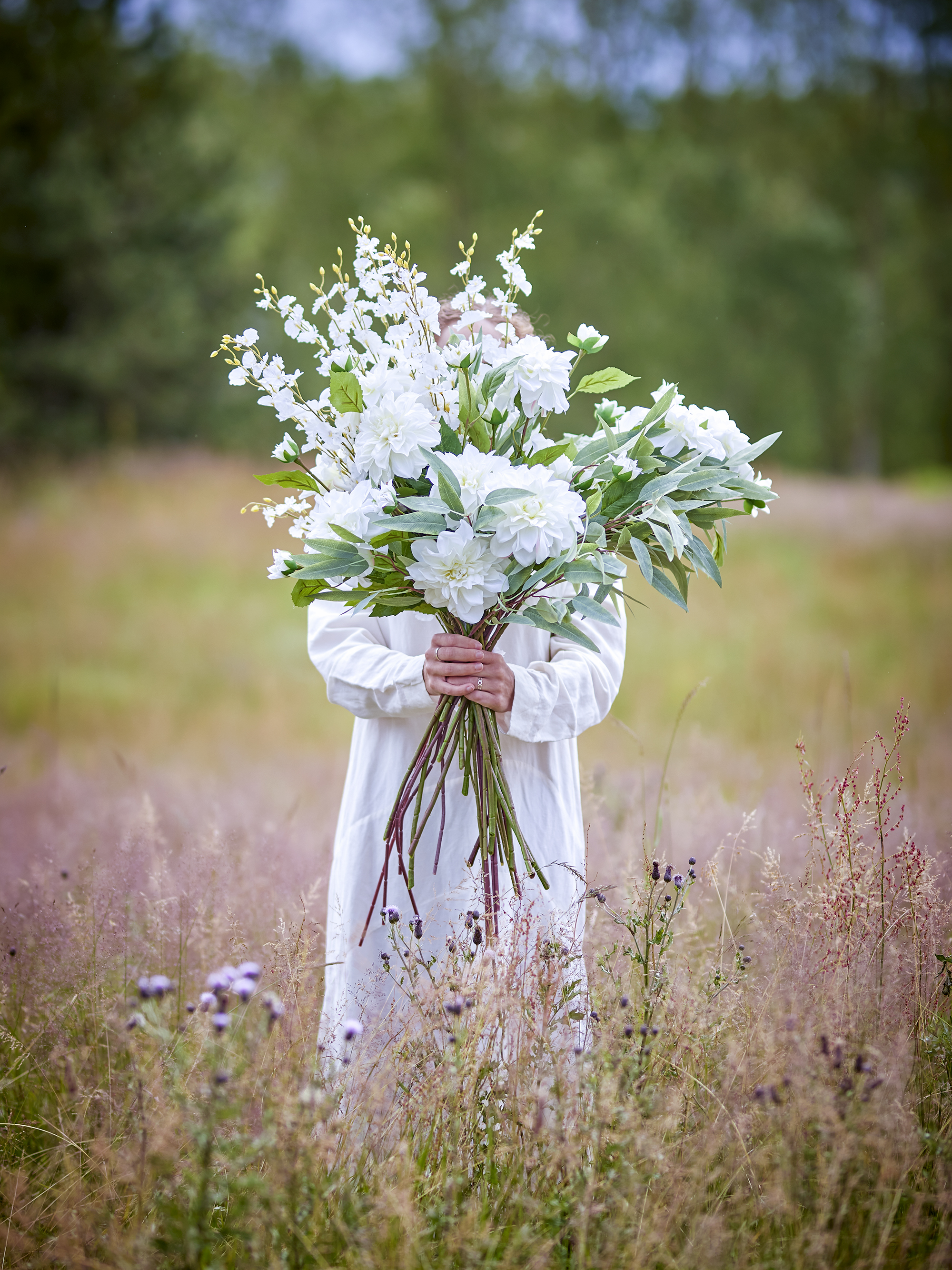 Eucalyptus Stilk, Grøn, Kunstige Blomster, D33xH101 cm